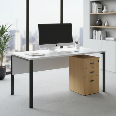 DD CC Plus 2 Drawer 1 File Drawer Under Desk Freestanding Pedestal