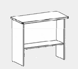 DD CC Plus Custom Made Desk Return