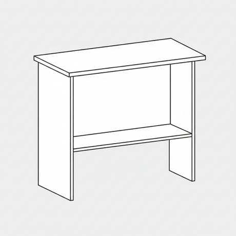 DD CC Plus Custom Made Desk Return