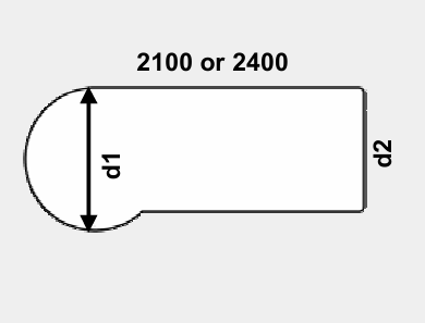 DD CC Plus Bulb or P End Desk
