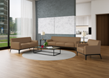 OL Cedar PU Leather Upholstered Single Seater Breakout Lounge