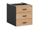 DD CC Plus 3 Drawer Under Desk Freestanding Pedestal