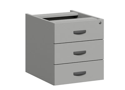 DD CC Plus 3 Drawer Under Desk Freestanding Pedestal