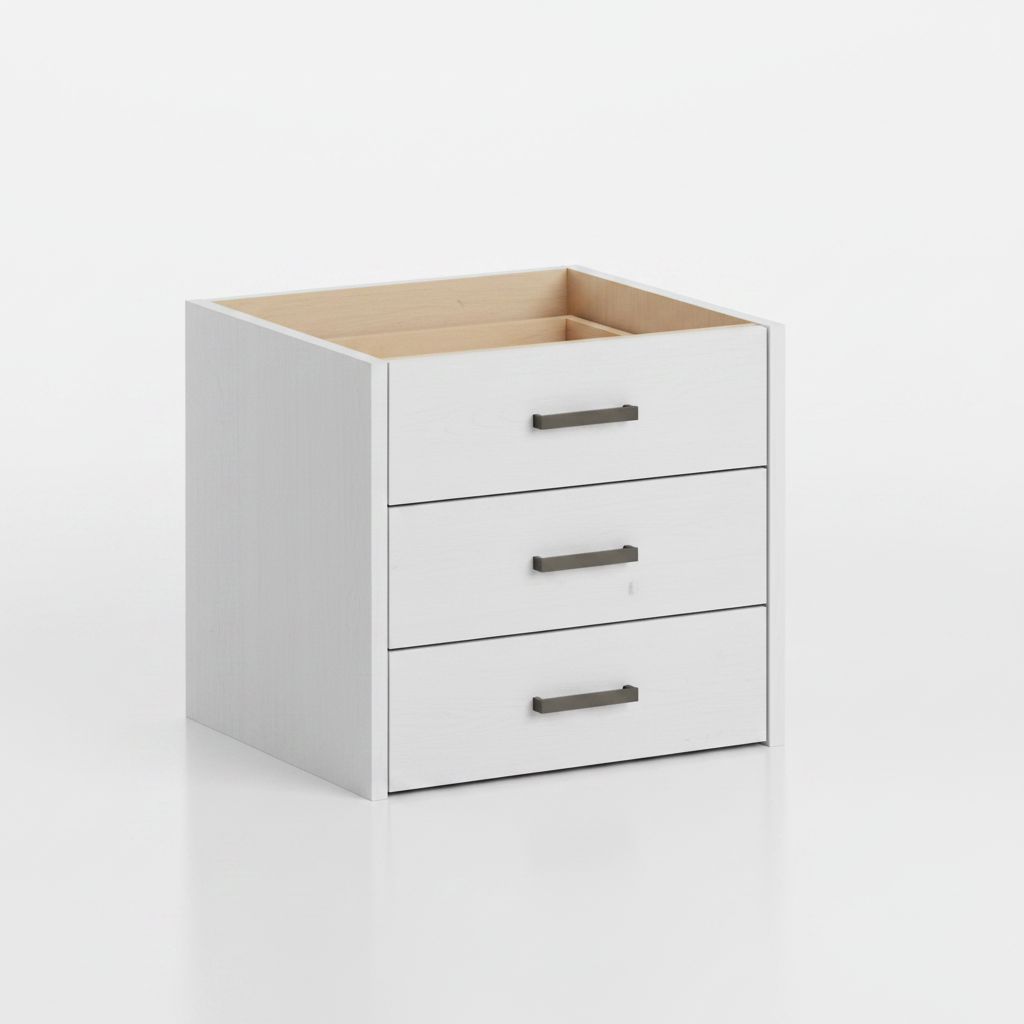 DD CC Plus 3 Drawer Under Desk Freestanding Pedestal