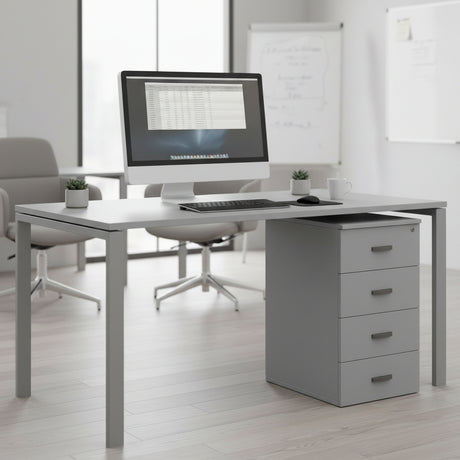 DD CC Plus 4 Drawer Under Desk Freestanding Pedestal
