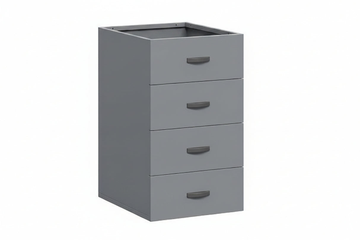 DD CC Plus 4 Drawer Under Desk Freestanding Pedestal