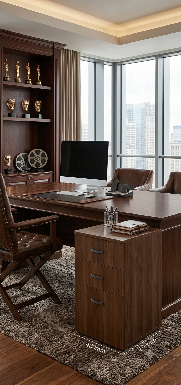 DD CC Plus 2 Drawer 1 File Drawer Under Desk Freestanding Pedestal