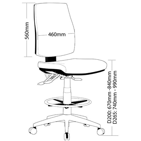 ST Click Drafting Chair