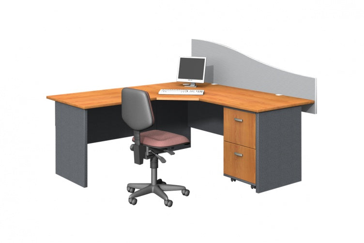 DD CC Plus 3 Piece Corner Workstation