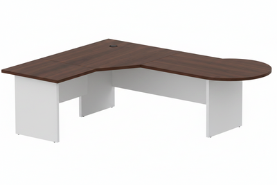 DD CC Plus 3 Piece Bulb End Corner Workstation