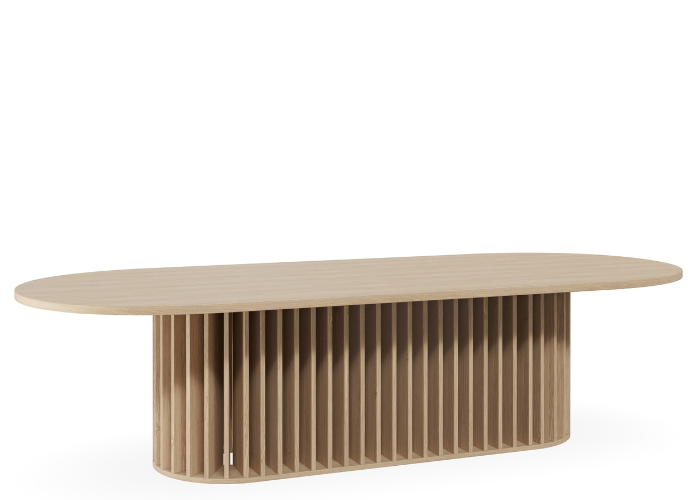 DD Colosseum Slat Design Base Broadroom Table