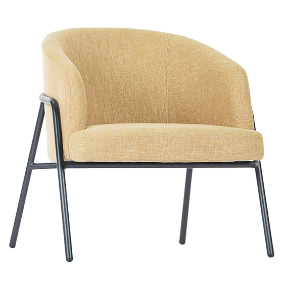 ST Cuppa Metal Legs Fully Upholstered Breakout Chair