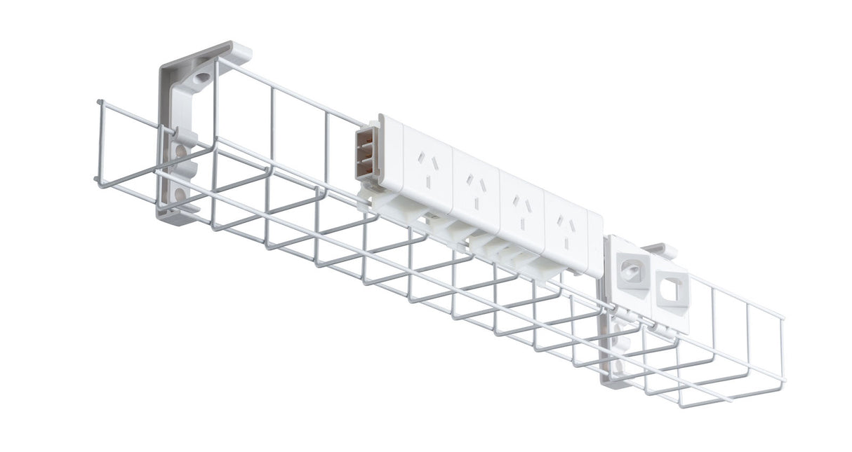 Single Tier Cable Management Kit with Starter Cables