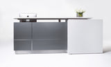 GP Calvin Reception Counter in 2 Pack Finish with Stone Hob