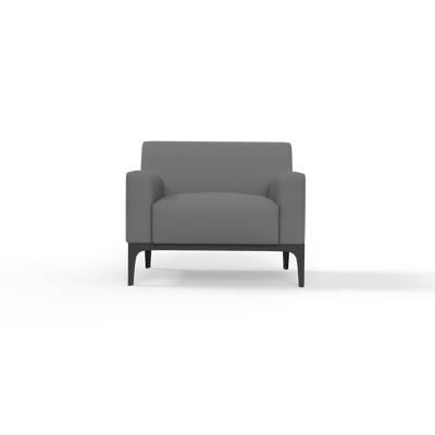 OL Cedar PU Leather Upholstered Single Seater Breakout Lounge