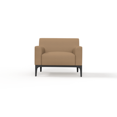 OL Cedar PU Leather Upholstered Single Seater Breakout Lounge