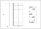 RL Clip Together Steel Open Bay Shelving Unit