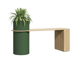 DD Clover Planter Breakout Dining Bench