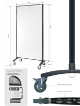 VC Communicate Portable Whiteboard Room Dividers