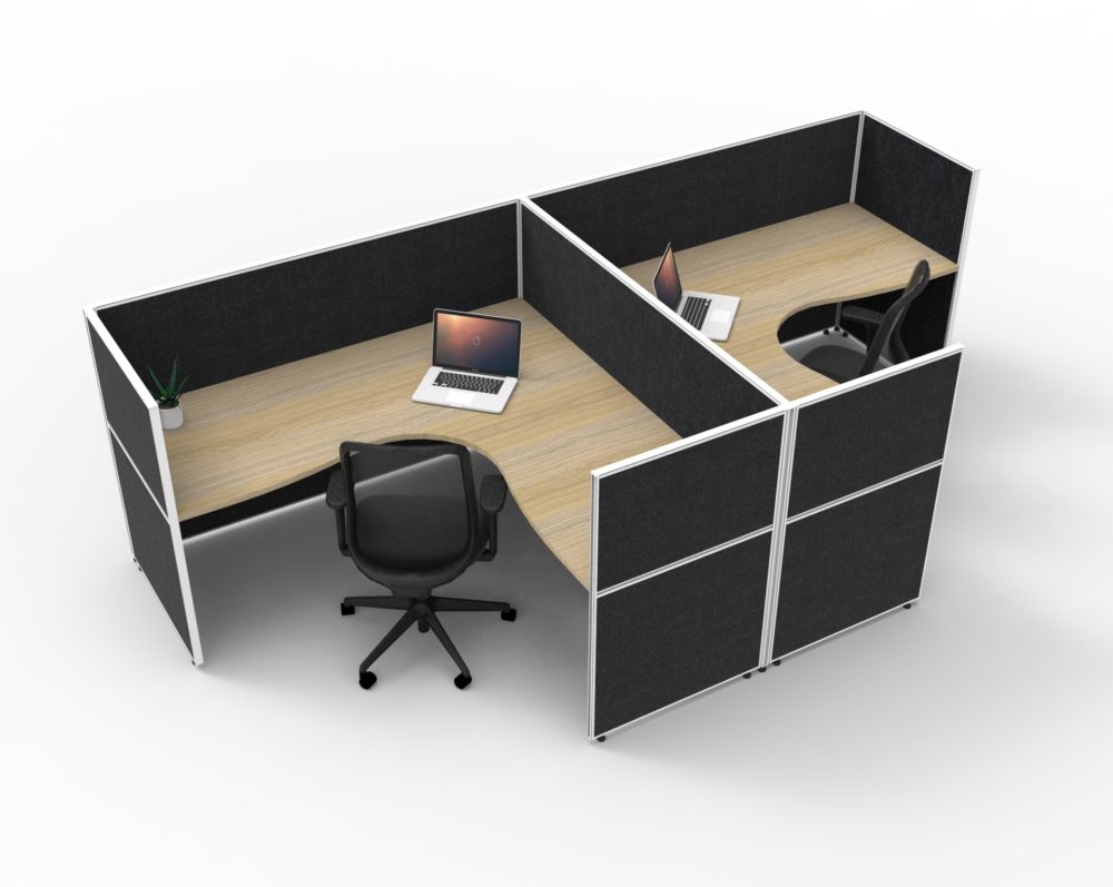 RL SHUSH30 Corner Workstations Top