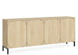 DD Onyx 4 Door Credenza Buffet