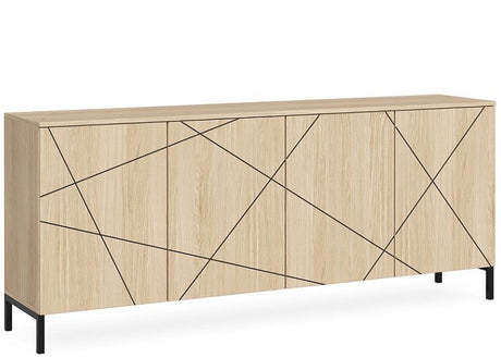 DD Axis 4 Door Credenza Buffet