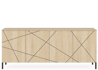 DD Axis 4 Door Credenza Buffet