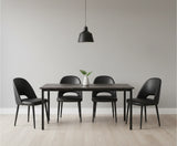 FL Orleans Fabric Upholstered Aluminium Legs Hospitality Dining Chair