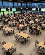 FL Orleans Fabric Upholstered Aluminium Legs Hospitality Dining Chair