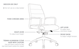 ST Cruz High Back PU Leather Upholstered Executive Chair