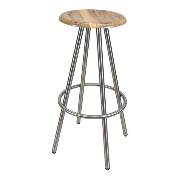 FL Cruza Stainless Steel Stool Top - FL Cruza Stainless Steel Stool Top