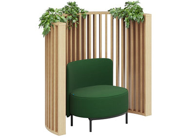 DD Curved Slat Wall Mini Space