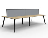 RL Eternity Double Sided Workstation With Screens