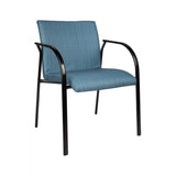 MA Diplomat Fabric Upholstered Stackable Visitor Armchair