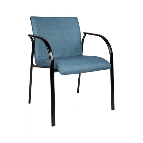 MA Diplomat Fabric Upholstered Stackable Visitor Armchair