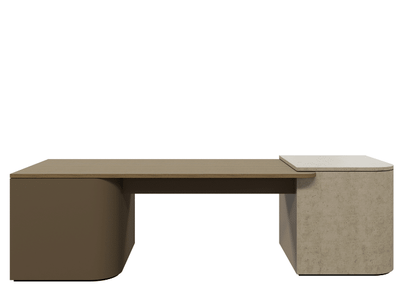 DD Danni 2 Drawer 1 Cupboard Executive Desk