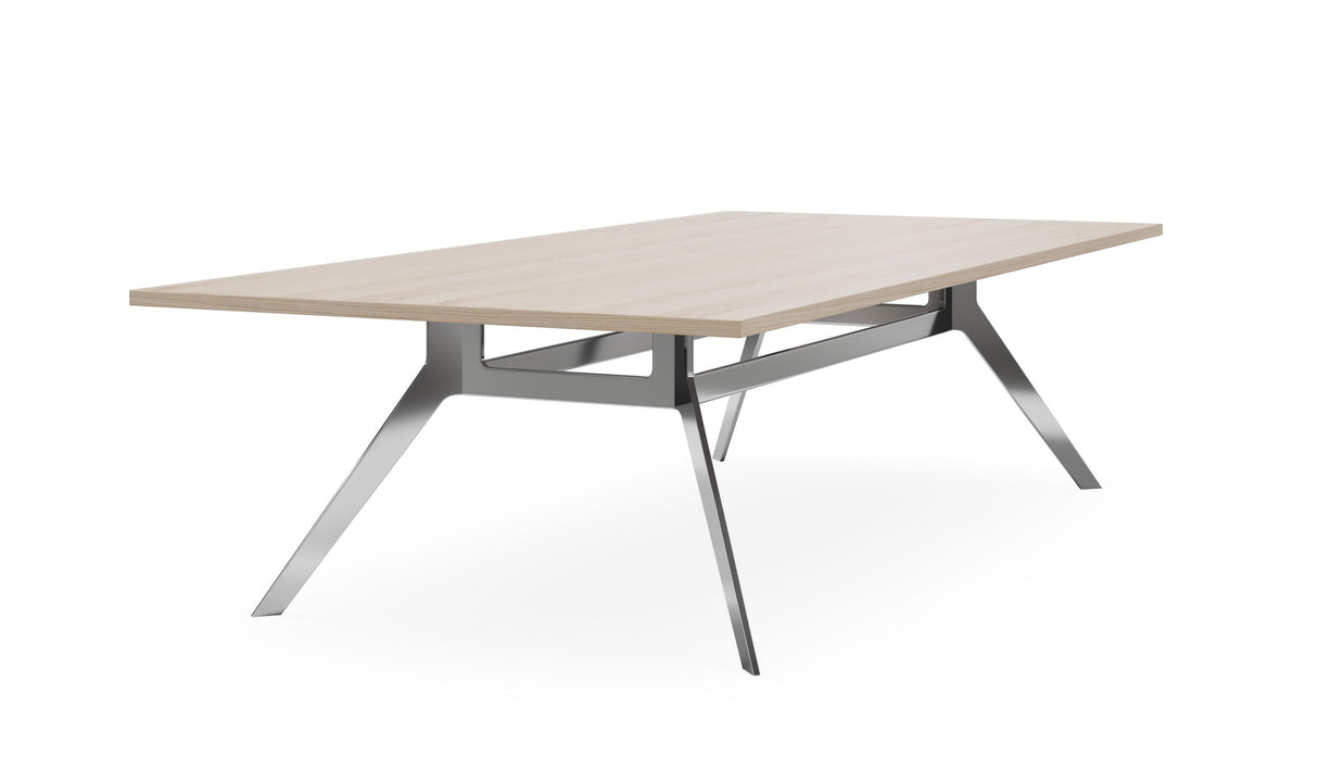 DD Delta Nouveau Boardroom Table with Metal Frame Base