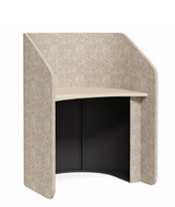 DD Sonik Hub Curved Desk Based Space