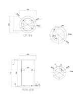 RL Drum Base Round Meeting Table Frame