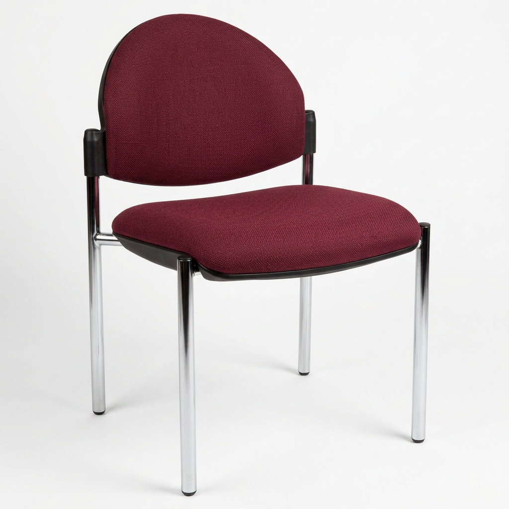 MA Dyno 50 Fabric or PU Leather Upholstered Stackable 4 Leg Side Chair