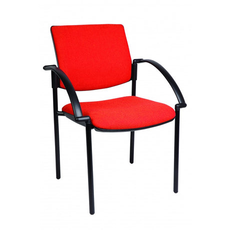 MA Dyno 40 Fabric Upholstered Stackable 4 Leg Side Chair