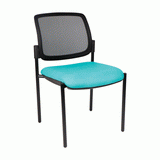 MA Dino 60 Fabric Upholstered 4 Legs Stackable Visitor Chair