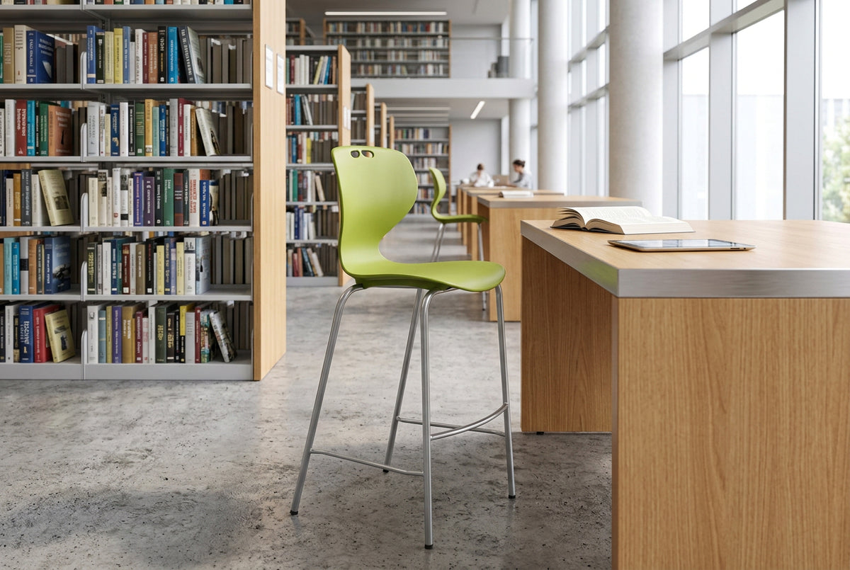 MA Edutech Stackable 4 Leg Barstool