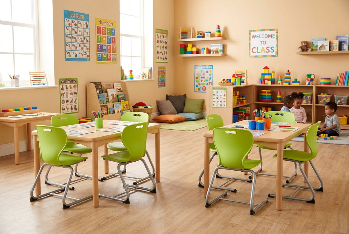 MA Edutech Stackable Cantilever Base Education Chair