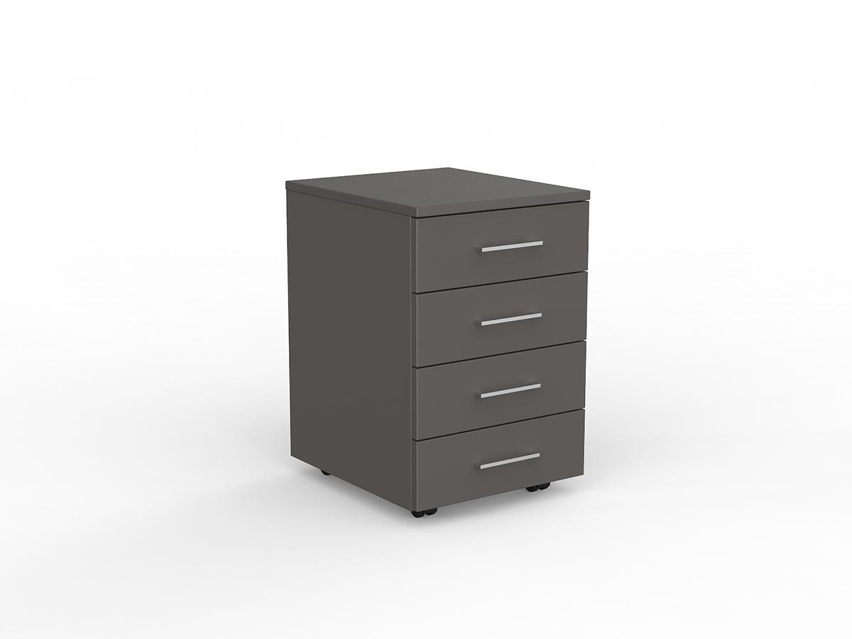 OL AltoSystem Mobile 4-Drawer Pedestal