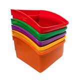 VC Creative Kids Plastic Large Tubs for Books or Folder Storage