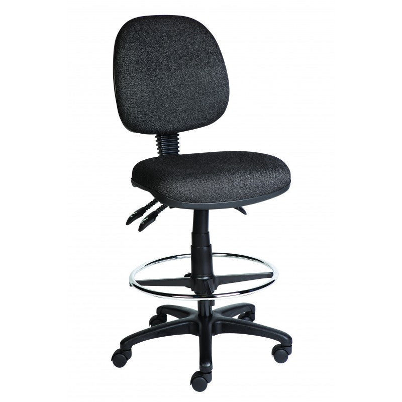 MA Ergo 300 Fabric Upholstered Ergonomic Drafting Chair