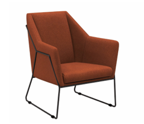 DD Eadu Fabric Upholstered Breakout Armchair
