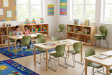 MA Edutech Stackable Sled Base Education Chair