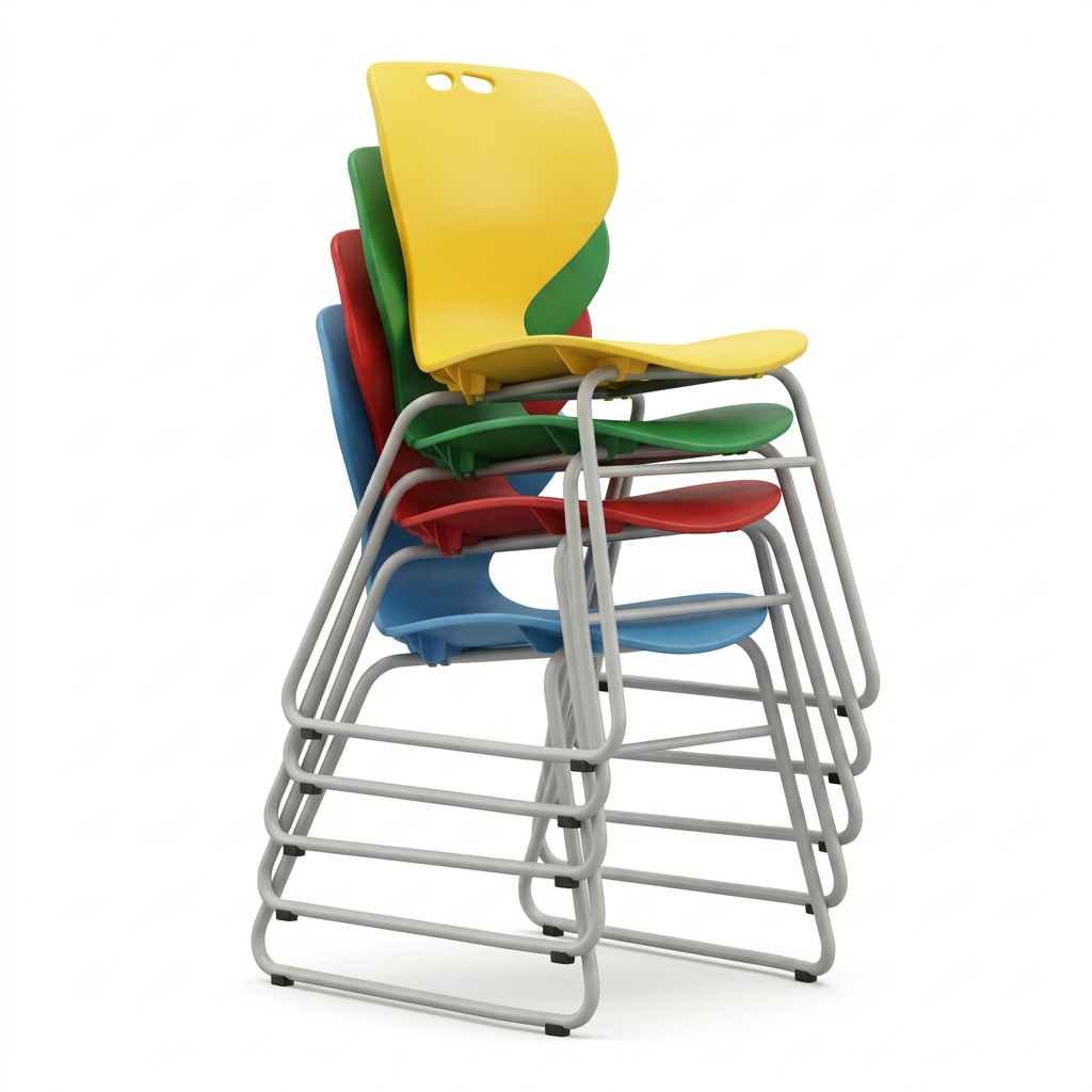 MA Edutech Stackable Sled Base Education Chair